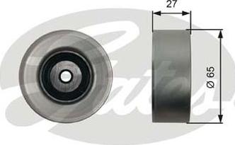 GATES-AU 36451 - Pulley, v-ribbed belt www.autospares.lv