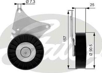 GATES-AU 36030 - Parazīt / Vadrullītis, Ķīļrievu siksna www.autospares.lv