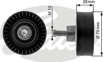 GATES-AU 36163 - Parazīt / Vadrullītis, Ķīļrievu siksna autospares.lv