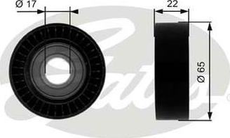 GATES-AU 36257 - Parazīt / Vadrullītis, Ķīļrievu siksna autospares.lv