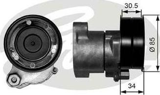 GATES-AU 38571 - Siksnas spriegotājs, Ķīļsiksna autospares.lv