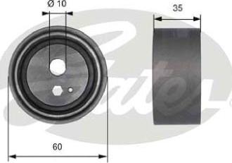 GATES-AU T41189 - Натяжной ролик, зубчатый ремень ГРМ www.autospares.lv