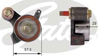 GATES-AU T41272 - Tensioner, timing belt www.autospares.lv