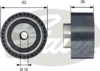 GATES-AU T42198 - Parazīt / Vadrullītis, Zobsiksna autospares.lv