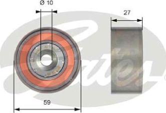 GATES-AU T42149 - Parazīt / Vadrullītis, Zobsiksna autospares.lv