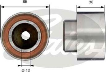 GATES-AU T42184 - Parazīt / Vadrullītis, Zobsiksna www.autospares.lv