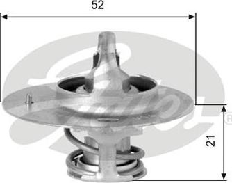 GATES-AU TH03282G1 - Termostats, Dzesēšanas šķidrums autospares.lv