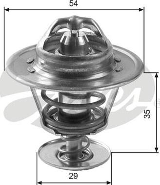 GATES-AU TH11088G1 - Termostats, Dzesēšanas šķidrums autospares.lv