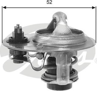 GATES-AU TH30688G1 - Termostats, Dzesēšanas šķidrums autospares.lv