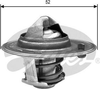 GATES-AU TH24488G1 - Coolant thermostat / housing www.autospares.lv