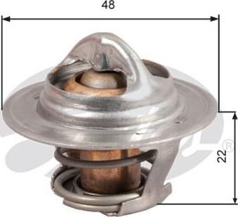 GATES-AU TH28592G1 - Termostats, Dzesēšanas šķidrums autospares.lv