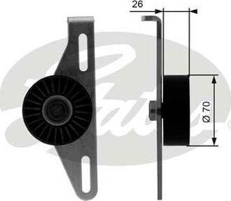 GATES-BR 38484 - Parazīt / Vadrullītis, Ķīļrievu siksna www.autospares.lv