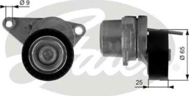 GATES-BR 38313 - Натяжитель, поликлиновый ремень www.autospares.lv