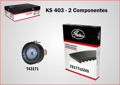 GATES-BR KS403 - Timing Belt Set www.autospares.lv