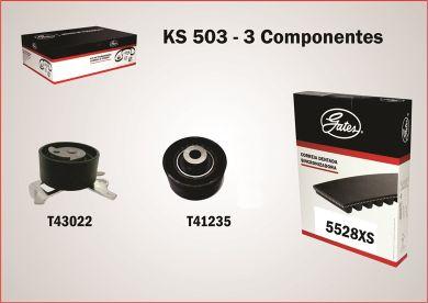 GATES-BR KS503 - Zobsiksnas komplekts www.autospares.lv