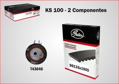 GATES-BR KS100 - Zobsiksnas komplekts www.autospares.lv