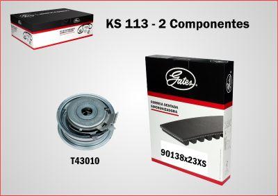 GATES-BR KS113 - Комплект зубчатого ремня ГРМ www.autospares.lv