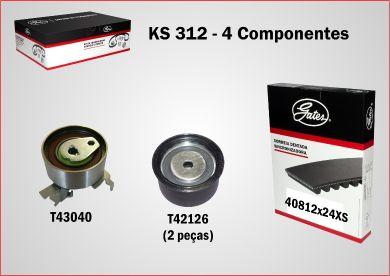 GATES-BR KS312 - Timing Belt Set www.autospares.lv