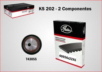 GATES-BR KS202 - Timing Belt Set www.autospares.lv