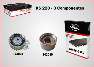 GATES-BR KS220 - Zobsiksnas komplekts autospares.lv