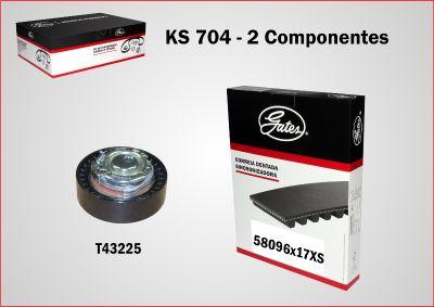 GATES-BR KS704 - Timing Belt Set www.autospares.lv