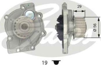 GATES-BR WP0067 - Ūdenssūknis autospares.lv