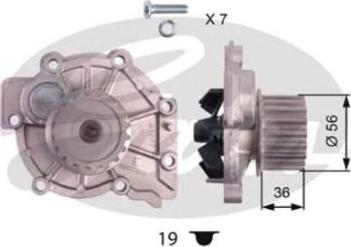 GATES-BR WP0081 - Ūdenssūknis www.autospares.lv