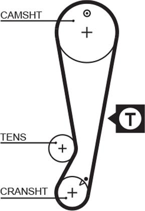 GATES-MX T236 - Zobsiksna autospares.lv