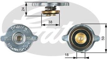 GATES-SEA RC113 - Vāciņš, Radiators www.autospares.lv