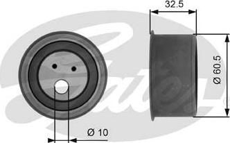 GATES-SEA T41054 - Spriegotājrullītis, Gāzu sadales mehānisma piedziņas siksna www.autospares.lv