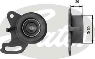 GATES-SEA T41056 - Tensioner Pulley, timing belt www.autospares.lv