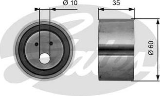 GATES-SEA T41039 - Spriegotājrullītis, Gāzu sadales mehānisma piedziņas siksna www.autospares.lv