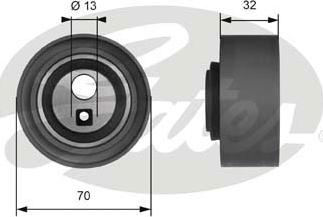 GATES-SEA T41131 - Spriegotājrullītis, Gāzu sadales mehānisma piedziņas siksna www.autospares.lv