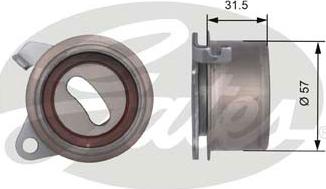 GATES-SEA T41244 - Spriegotājrullītis, Gāzu sadales mehānisma piedziņas siksna autospares.lv