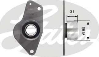 GATES-SEA T42089 - Deflection / Guide Pulley, timing belt www.autospares.lv