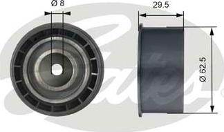 GATES-SEA T42085 - Deflection / Guide Pulley, timing belt www.autospares.lv