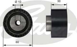 GATES-SEA T42070 - Направляющий ролик, зубчатый ремень ГРМ www.autospares.lv