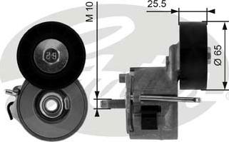 GATES-SEA T39014 - Натяжитель, поликлиновый ремень www.autospares.lv