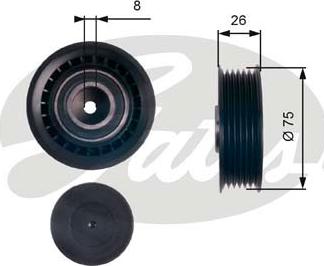 GATES-SEA T39144 - Siksnas spriegotājs, Ķīļsiksna www.autospares.lv