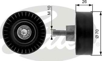 GATES-SEA T36163 - Parazīt / Vadrullītis, Ķīļrievu siksna autospares.lv