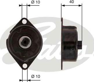 GATES-SEA T38499 - Belt Tensioner, v-ribbed belt www.autospares.lv