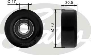 GATES-SEA T38041 - Parazīt / Vadrullītis, Ķīļrievu siksna autospares.lv