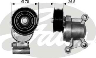 GATES-SEA T38357 - Siksnas spriegotājs, Ķīļsiksna autospares.lv