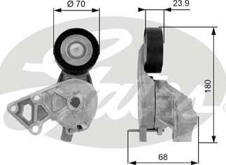 GATES-SEA T38307 - Siksnas spriegotājs, Ķīļsiksna autospares.lv