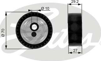 GATES-SEA T38231 - Parazīt / Vadrullītis, Ķīļrievu siksna autospares.lv