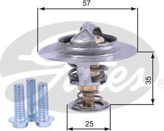 GATES-SEA TH44390G1 - Termostats, Dzesēšanas šķidrums www.autospares.lv