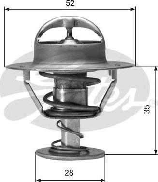 GATES-SEA TH04382G1 - Termostats, Dzesēšanas šķidrums autospares.lv