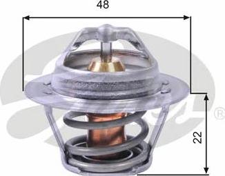 GATES-SEA TH00391G1 - Термостат охлаждающей жидкости / корпус www.autospares.lv