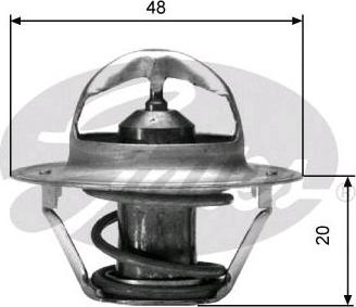 GATES-SEA TH00388G1 - Termostats, Dzesēšanas šķidrums autospares.lv