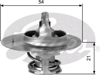 GATES-SEA TH03182G1 - Термостат охлаждающей жидкости / корпус www.autospares.lv